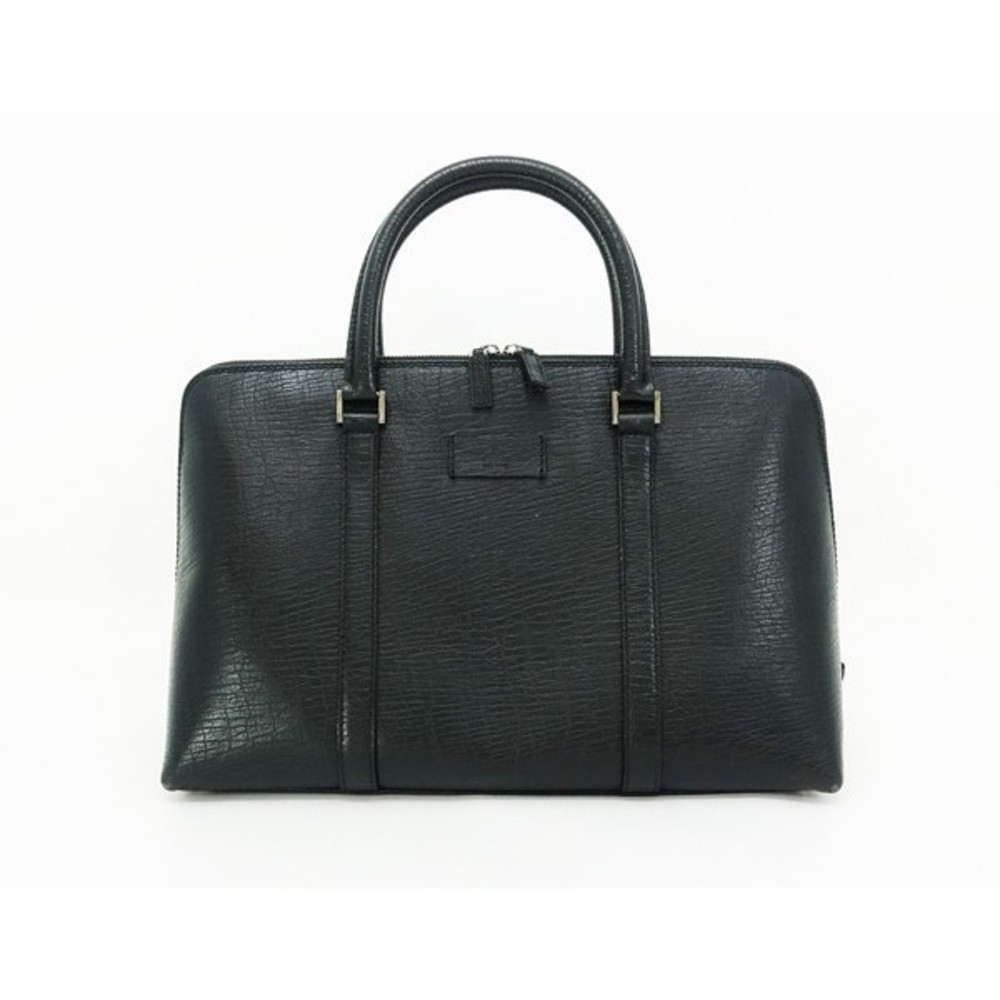 Gucci Classic Satchel Leather Handbag Black